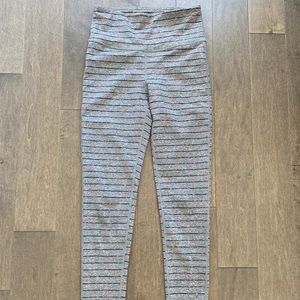 Mono B grey striped workout leggings